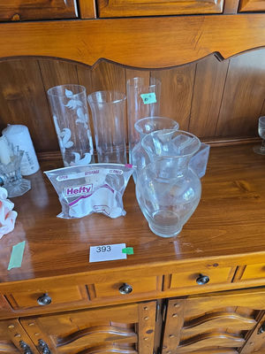 Glass Vases B - Image 1 of 4