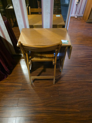 Wooden Desk and Matching Chair B - Image 1 of 3