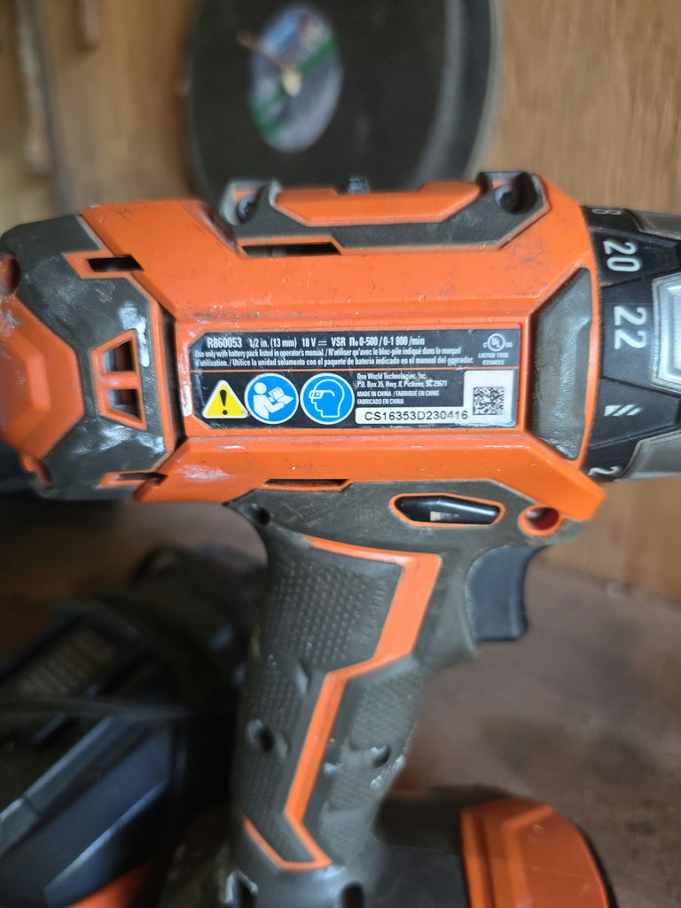 Ridgid 18V cordless drill/driver A - image 3 of 5