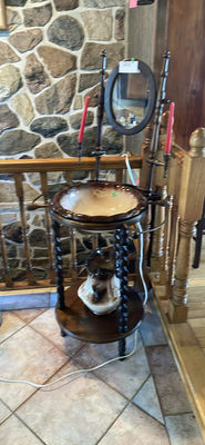 Antique Wooden Washstand B - Image 1 of 19