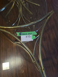Brass-framed Glass  Coffee and End Table B - thumbnail 6 of 7