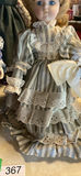 Antique Porcelain Dolls in Victorian Dress A - thumbnail 12 of 18