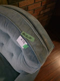 Blue Upholstered Armchair C - thumbnail 4 of 4