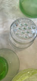 Green and Clear Pressed-Pattern Glassware B - thumbnail 6 of 17