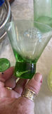 Green and Clear Pressed-Pattern Glassware B - thumbnail 4 of 17
