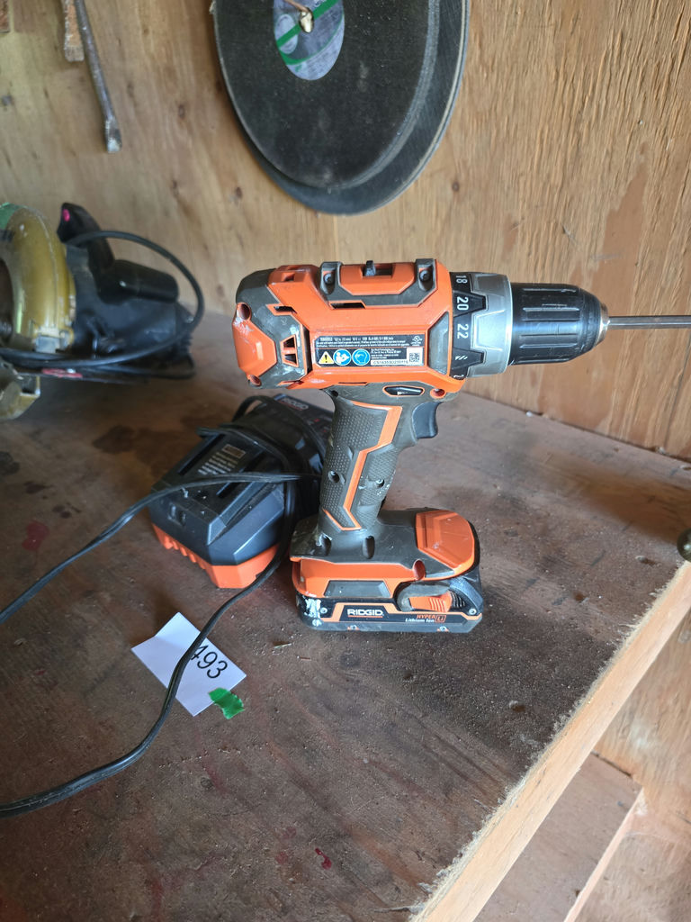Ridgid 18V cordless drill/driver A - image 4 of 5