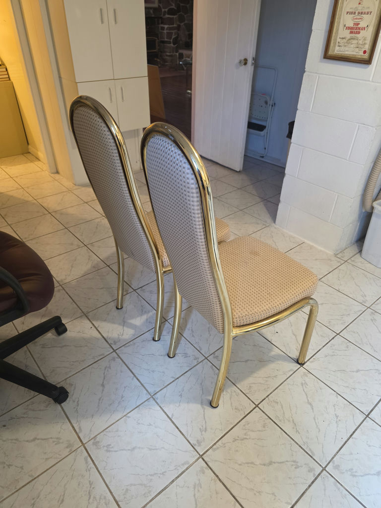 Pair of Retro Dining Chairs A - image 2 of 2