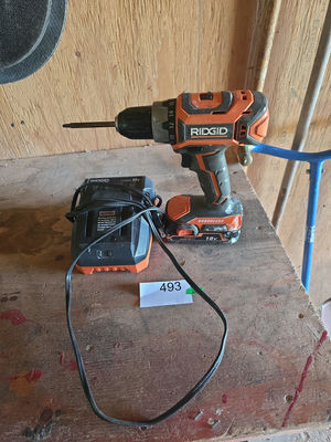 Ridgid 18V cordless drill/driver A - Image 1 of 5