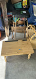 Wooden Tables, stool and storage Rack B - thumbnail 2 of 9