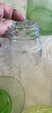 Green and Clear Pressed-Pattern Glassware B - thumbnail 5 of 17