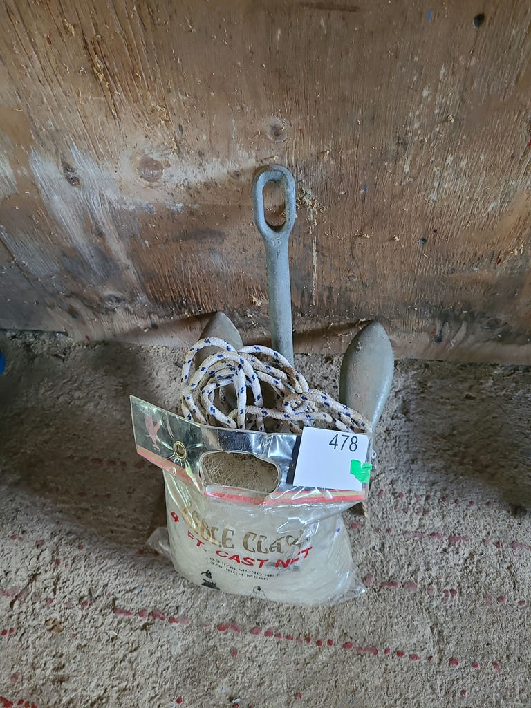 Rope and Boat Anchor A - image 1 of 8