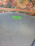 Blue Upholstered Wingback Armchair - thumbnail 2 of 5
