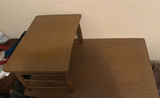 Three-Piece Wooden Corner End Table Set - thumbnail 1 of 3