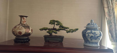 Decorative Vase, Jar and Bonsai Sculpture - Image 1 of 4
