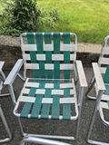 Set of Aluminum Webbed Lawn Chairs - thumbnail 3 of 5