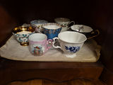 Assorted porcelain teacups - thumbnail 1 of 3
