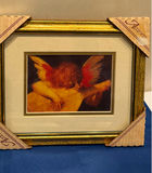 Two Framed Cherub Art Prints - thumbnail 3 of 3
