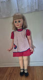 Child Doll in Red and White Dress - thumbnail 2 of 3