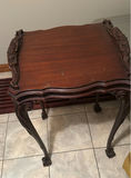 Wooden Tables with Carved Trim - thumbnail 3 of 4