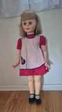 Child Doll in Red and White Dress - thumbnail 1 of 3
