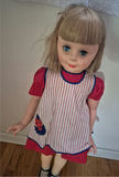 Child Doll in Red and White Dress - thumbnail 3 of 3