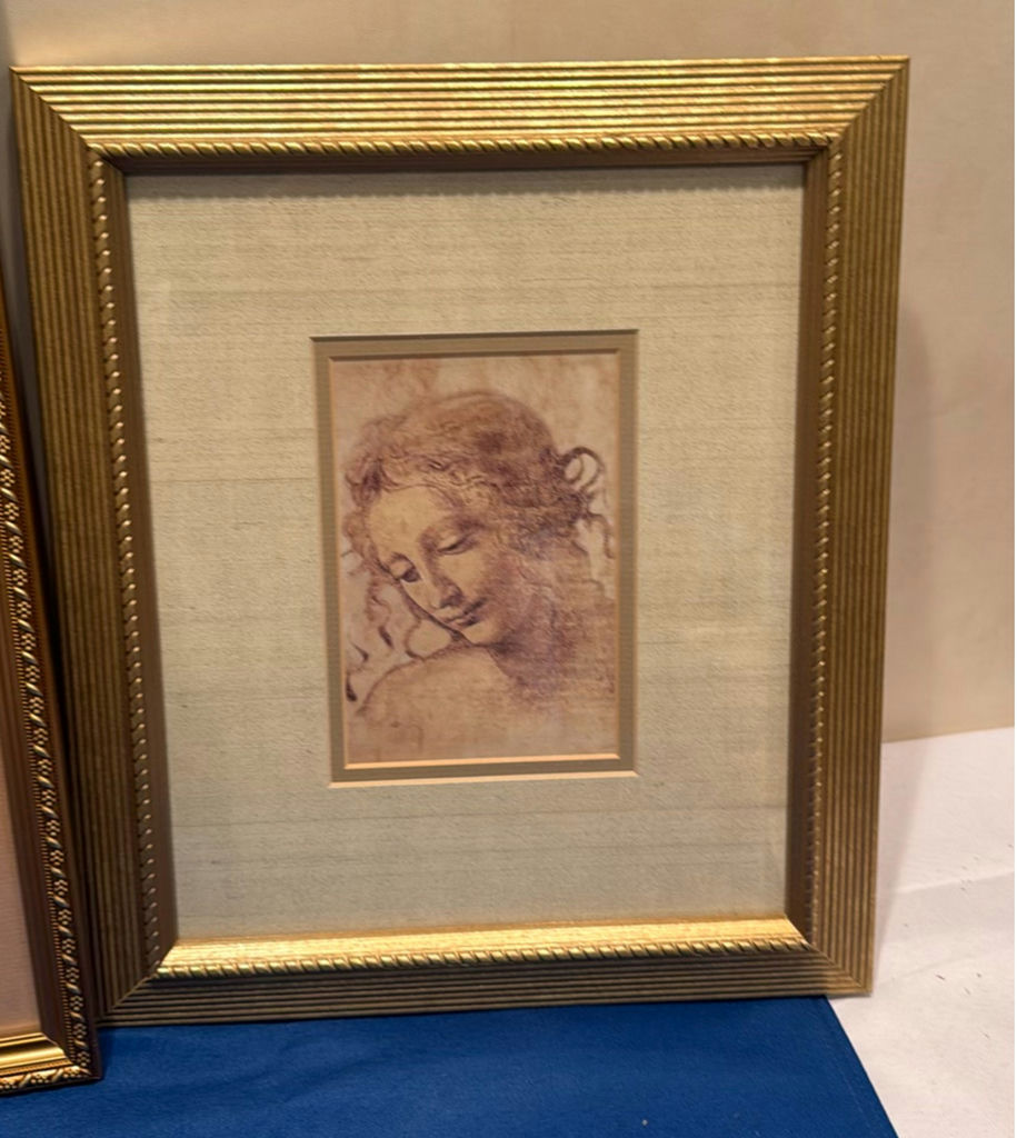 Three Framed Portrait Art Prints - image 4 of 4
