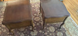 Pair of Wooden End Tables with Drawers - thumbnail 4 of 4