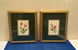 Two Framed Floral Prints - thumbnail 1 of 3