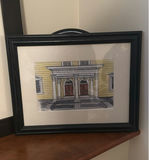 Two Framed Architectural Art Prints - thumbnail 2 of 3