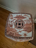 Ceramic Garden Stool with Scenic Pattern - thumbnail 2 of 3