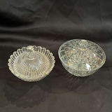 Vintage Pressed Glass Covered Dishes - thumbnail 1 of 5