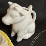Farmer in the Dell Assorted Lot of Animal Ceramics Including A Rooster Egg Plate - thumbnail 3 of 8