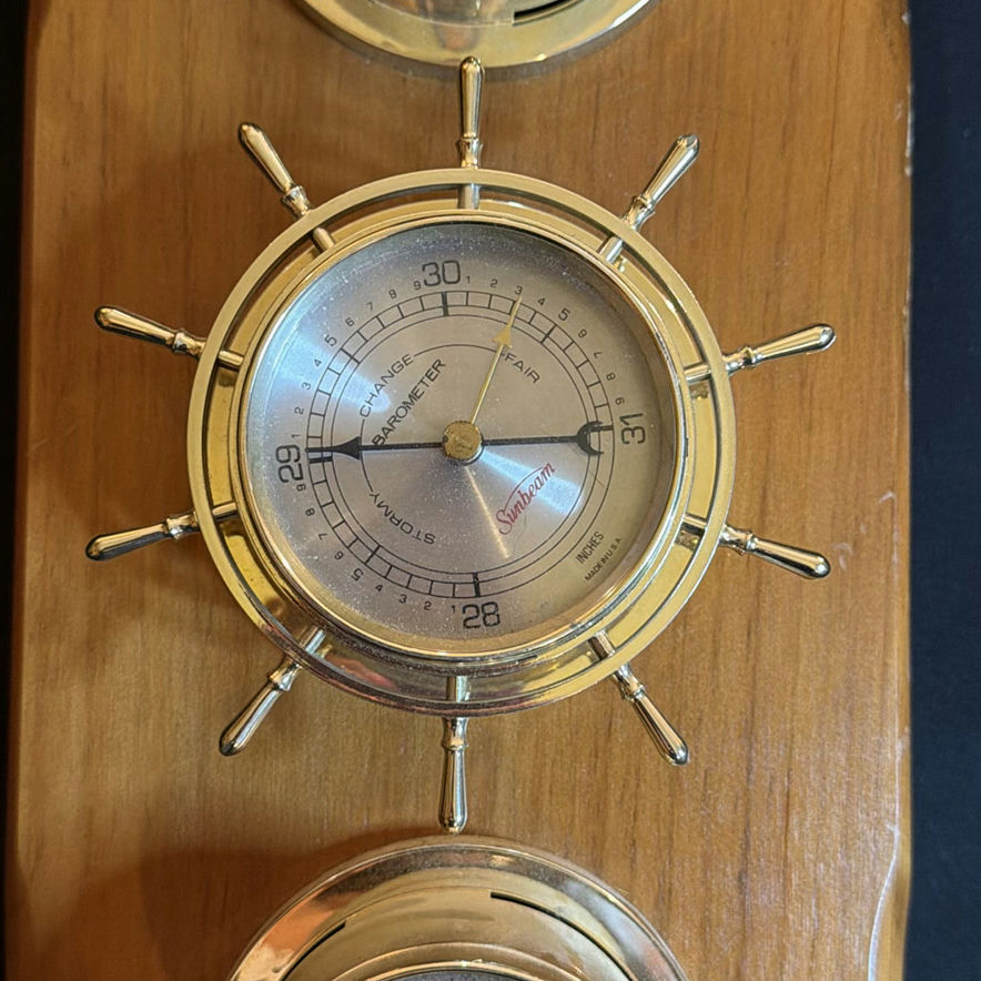 Vintage Sunbeam Weather Station MCM - image 3 of 5