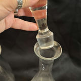 Vintage Lot Glass Decanters Some Etched - thumbnail 7 of 12