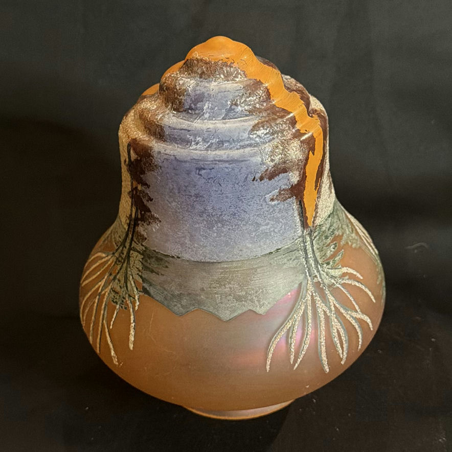 Antique Art Deco Glass Lampshade Appears to be 1920's Era - image 1 of 3