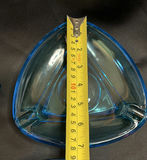Vintage Aqua Blue Capri Glass Dishes (Lot of 3) Possibly Hazel Atlas - thumbnail 7 of 9
