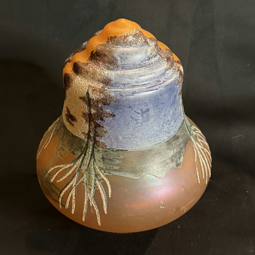 Antique Art Deco Glass Lampshade Appears to be 1920's Era - image 2 of 3