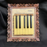 Unique Wall Art Vintage Piano Keys and Music Sheet "Devil Woman" - thumbnail 1 of 5