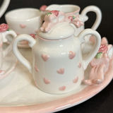 Vintage Mini Tea Service Set Bella Casa by Ganz - thumbnail 4 of 8