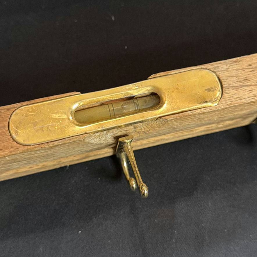 Wooden Wall-Mounted Racks (2) with Metal Hooks Appear to Be Repurposed Vintage Items - image 8 of 11