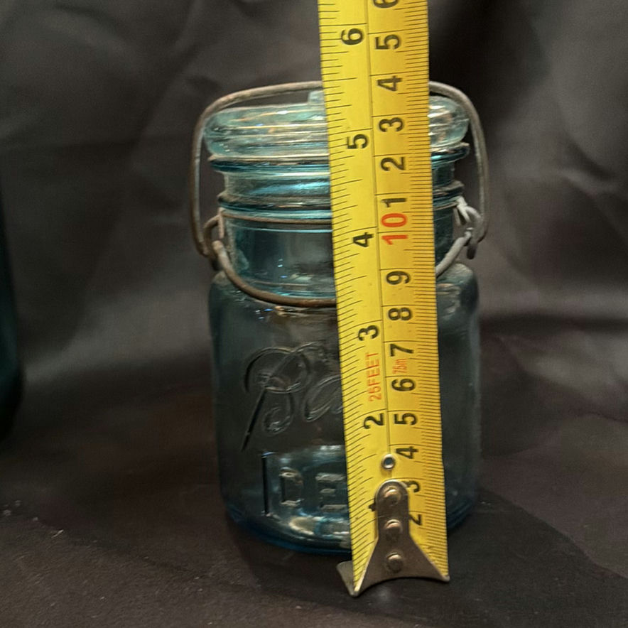 Two Teal Mason Jars Vintage Including Ball Bicentennial - image 6 of 6