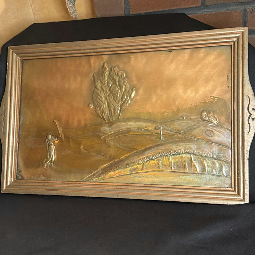Tee Up - Random Lot of Golf Items Including Bronze Toned Golf Plaque - image 6 of 14
