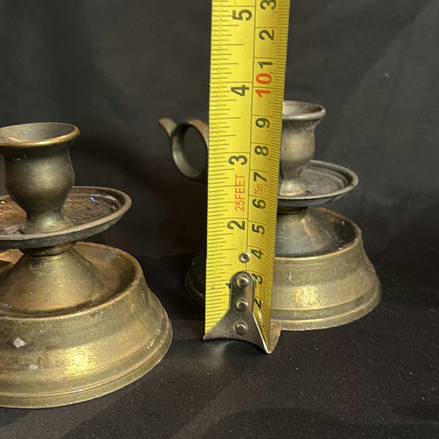 Vintage Candlesticks - Appear To Be Copper/Brass Combo - image 10 of 10