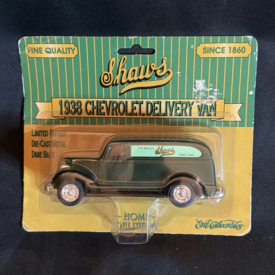 Shaws 1938 Chevrolet Delivery Van Die Cast Model NIB - image 2 of 3