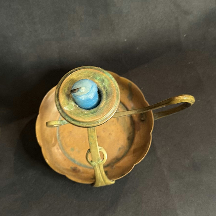 Vintage Candlesticks - Appear To Be Copper/Brass Combo - image 3 of 10