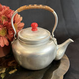 Vintage MCM Teapots, Toleware Style Tray, Flowers - thumbnail 3 of 10