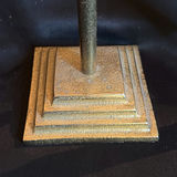 Crossed Arrow Metal Sculpture on Pedestal - thumbnail 3 of 6