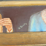 Framed Artwork "Daughters of the American Revolution Chapter Meeting" Dated 1965 - thumbnail 3 of 10