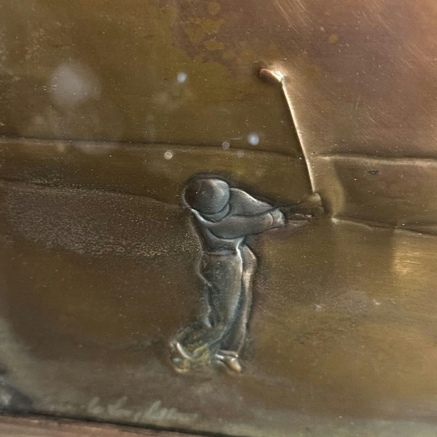 Tee Up - Random Lot of Golf Items Including Bronze Toned Golf Plaque - image 9 of 14