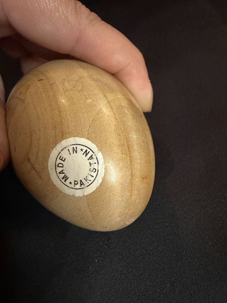 Decorative Eggs:  Various Mediums Including Marble - image 7 of 8